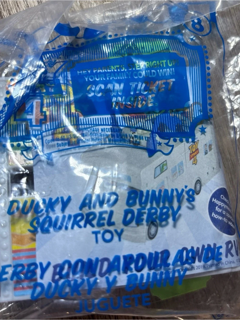 Toy Story 4 McDonalds Happy Meal Toys New Sealed 2019 Complete Set of 10 RV
